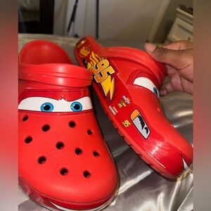 CROCS Red Lightning McQueen Men's Shoes